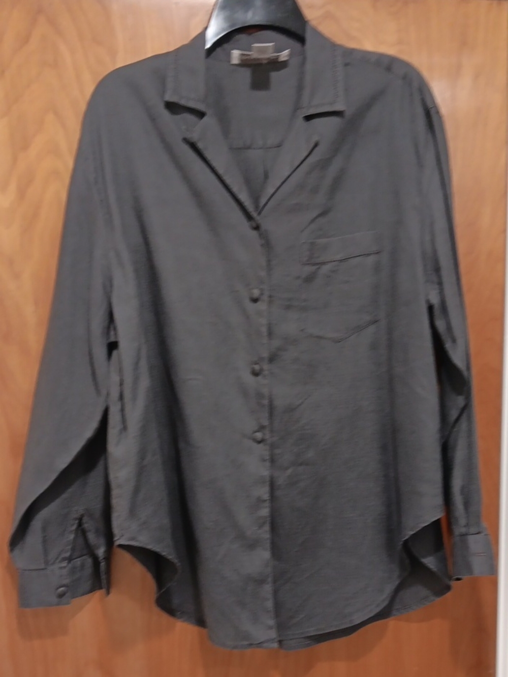 Jones New York Linen Button-Up blouse